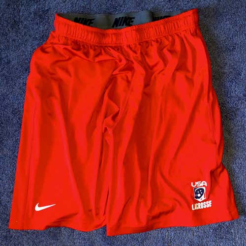 Brand New Team USA Nike Lacrosse Shorts