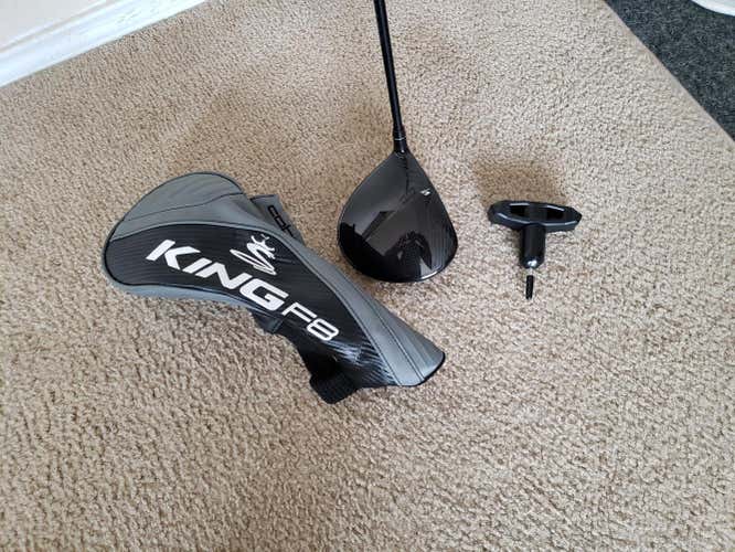 Used Men's Cobra Right Handed King F8 Driver Regular Flex Adjustable Loft