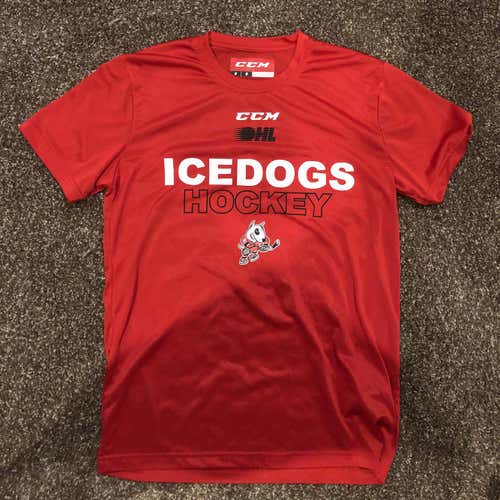 Niagara Ice Dogs Black New Adult Men's Medium CCM Shirts