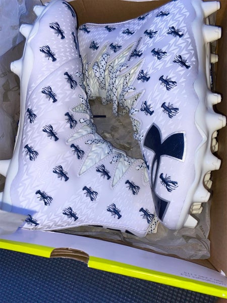 White Unisex Molded Cleats Under Armour Cleats