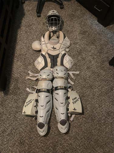 Used All Star System 7 Catcher's Set