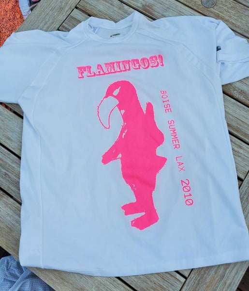 Men's Summer League Pinnie/Jersey: Flamingos!