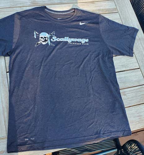 Scallywags LC Nike Dri-Fit T-Shirt, Dark Heather Gray