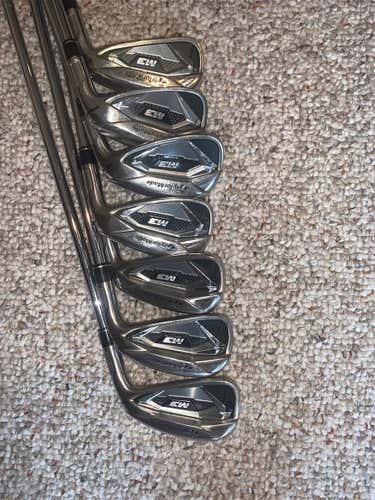 Used Right Handed M3 Regular Flex Steel Shaft Iron Set