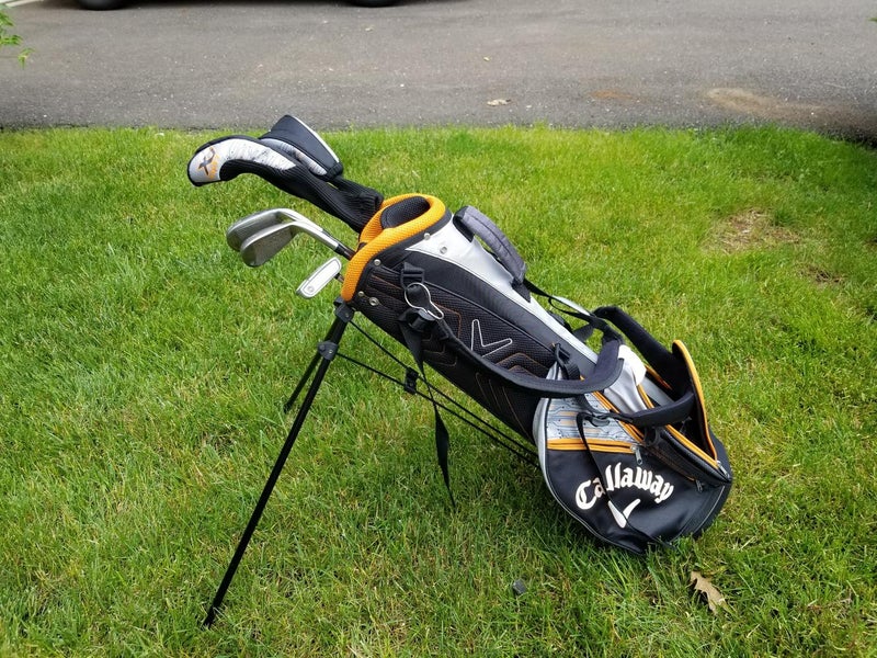 Used Callaway Boys XJ Hot Junior Kids Golf Club Set (9-12 yo) - Left Handed