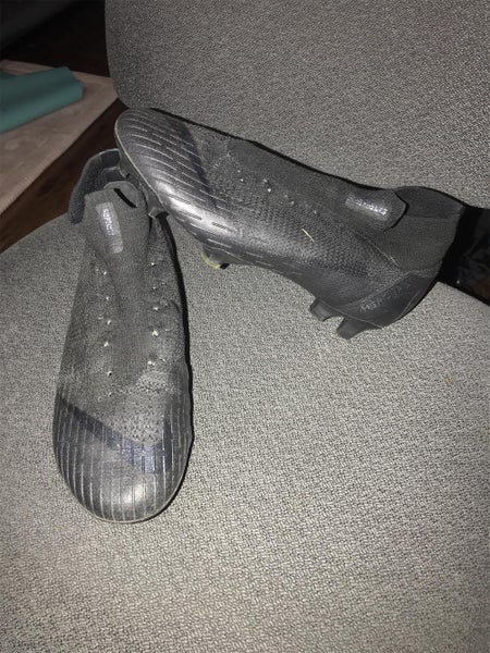 Black Men's Size 8.0 (Women's 9.0) Nike Mercurial Superfly 6 Elite FG Cleats
