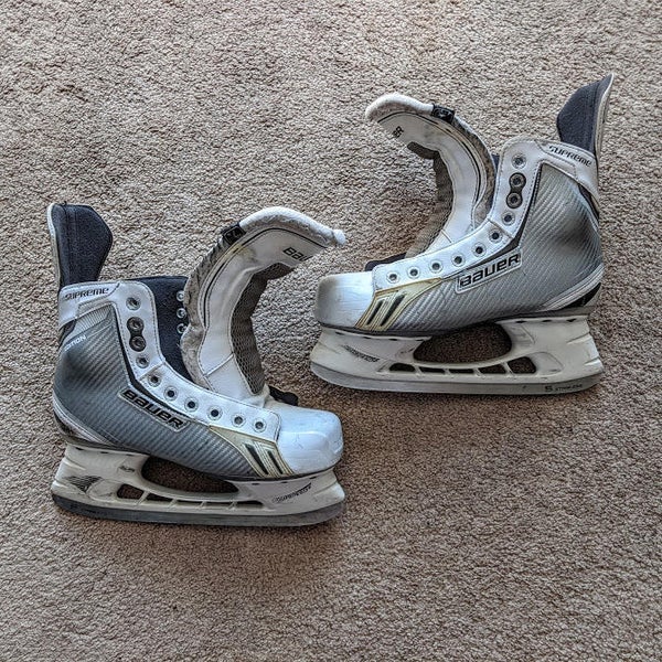 Bauer Supreme ONE.6 Senior Hockey Skates / Size - 7.5 D / Limited Edition White
