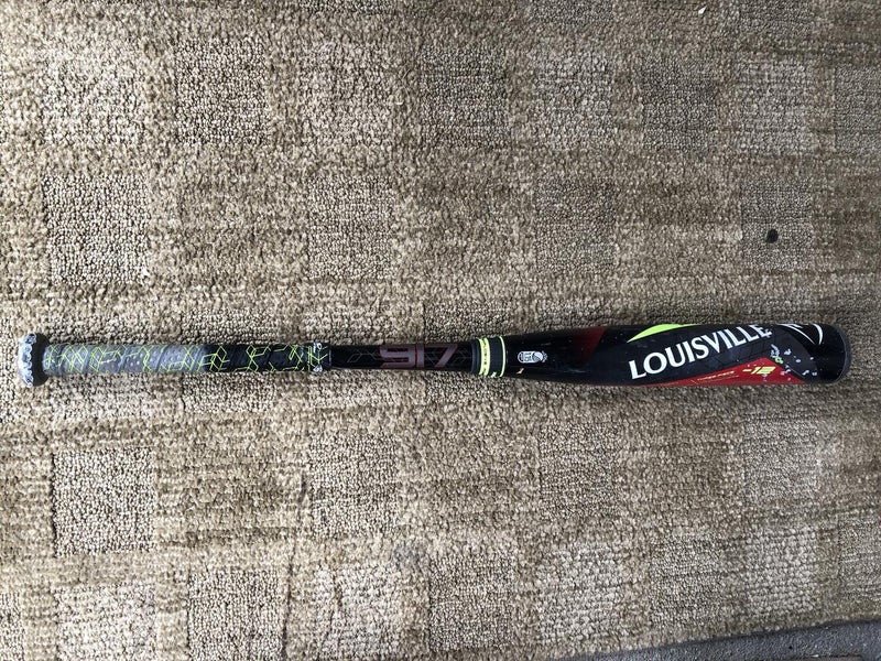 Used Kid Pitch (9YO-13YO) USSSA Certified Louisville Slugger Composite Prime 917 Bat (-12) 16 oz 28"