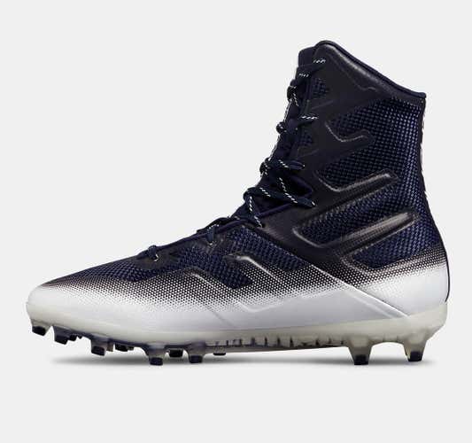 Under Armour Highlight MC Cleats Sz 8US Navy