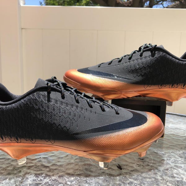 NEW Nike lunar vapor ultrafly elite 2 metal baseball cleats black bronze size men’s 9