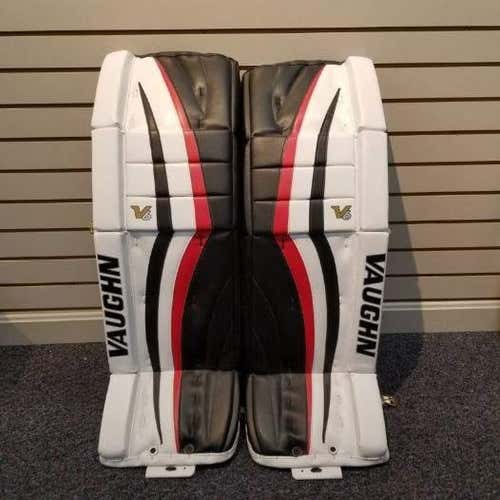 New Vaughn Velocity V6 2300 Pro 34+2" Goalie Leg Pads White/Black/Red