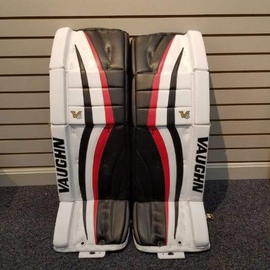 New Vaughn Velocity V6 2300 Pro 34+2" Goalie Leg Pads White/Black/Red