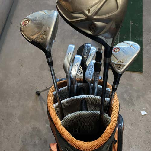 Used Right Handed Golf Set Bag And Cart Included