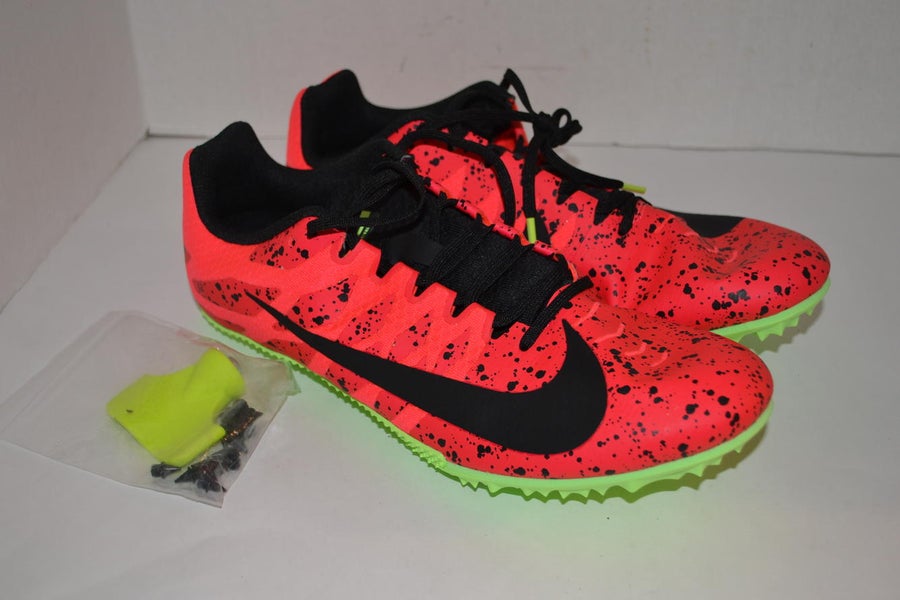 New Nike Zoom Rival S9 Sprint Track Shoes w/spikes Size 11 1/2