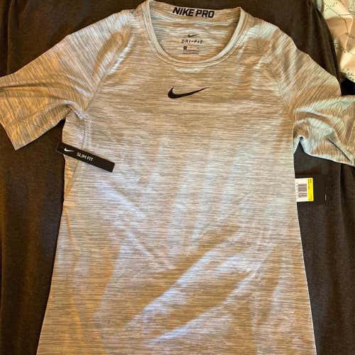 Nike Men's Small Gray Compression Shirt