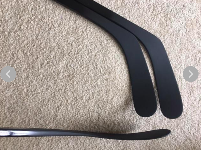 2-PACK New Senior Right Handed Hockey Stick TOE-Curve 490g - 77 flex -