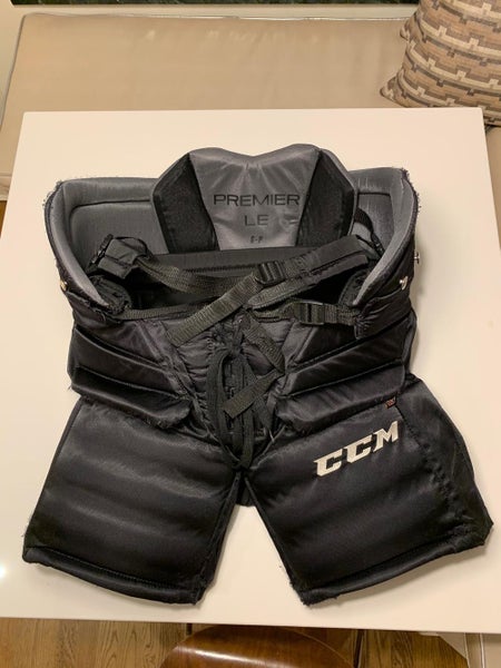 Black Senior Used Small CCM Premier Pro LE Hockey Goalie Pants