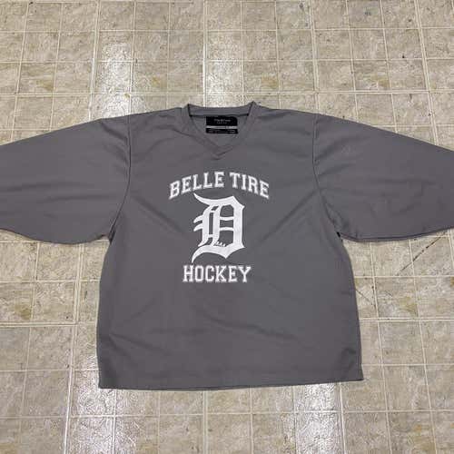 BELLE TIRE AAA PRO STOCK GRAY MEDIUM PRACTICE JERSEY