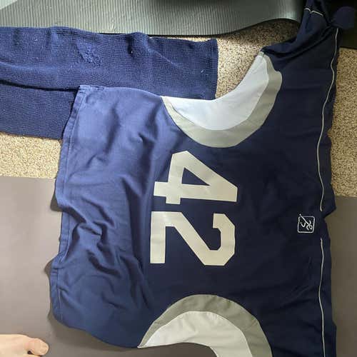 Dark Navy Practice Jersey #42 And Socks