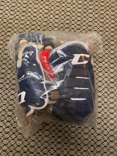 Blue New CCM Super Tacks 14" Pro Stock Gloves