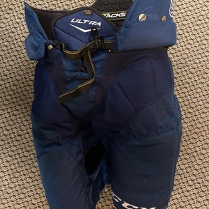 Blue Used XL CCM Ultra Tacks Pro Stock Hockey Pants