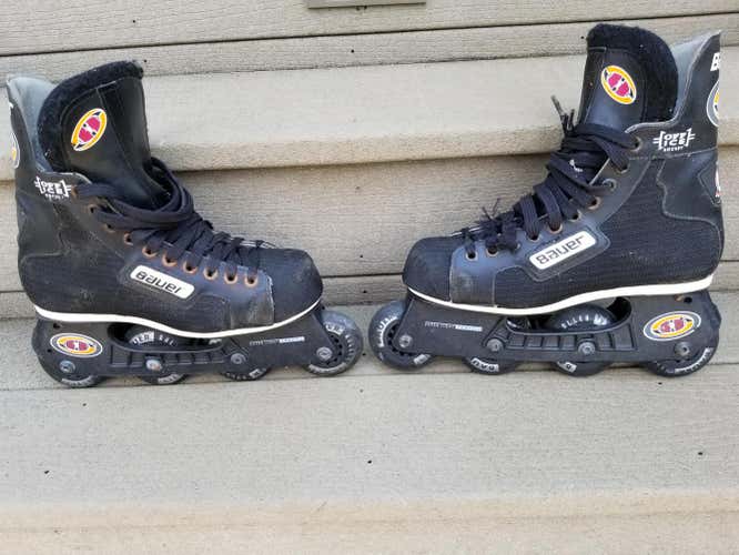 Used Senior Bauer Inline Skates Regular Width Size 6