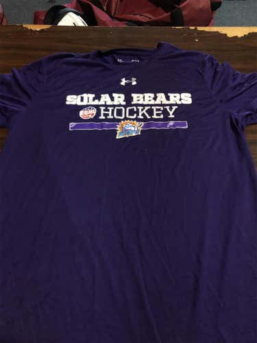 Purple Adult Medium Under Armour Orlando Solar Bears Shirt