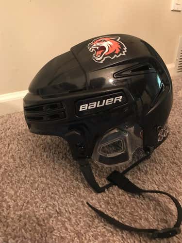 RIT Black Used Medium Bauer Re-Akt 75 Pro Stock Helmet