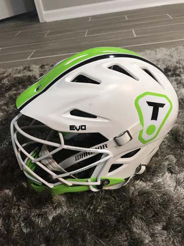 White Used Player's Warrior Evo Helmet