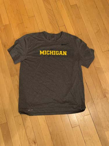 Michigan Gray Unisex Large Nike Shirt