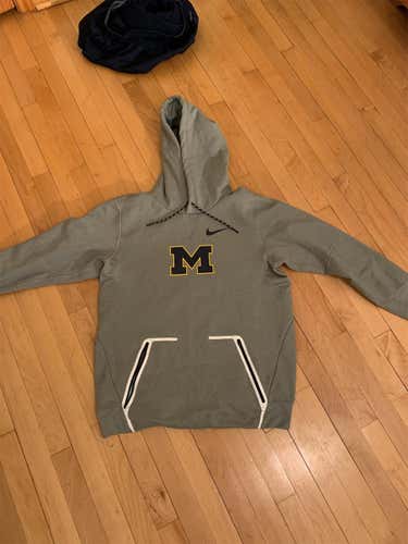 Michigan Gray Unisex Medium Nike Sweatshirt