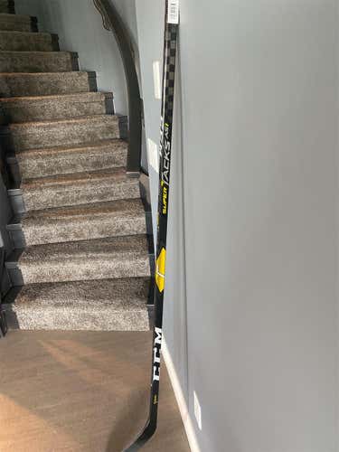 New Left Hand Super Tacks AS1 Toe Pattern Pro Stock Hockey Stick