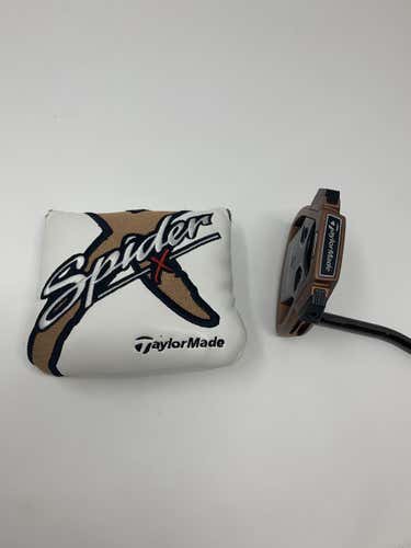 Left Handed LH TaylorMade Spider X Copper Mallet Putter 35" - Pristine Condition