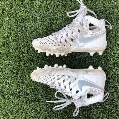 White Nike Hurrache 5 Men's Size 7.5 Cleat