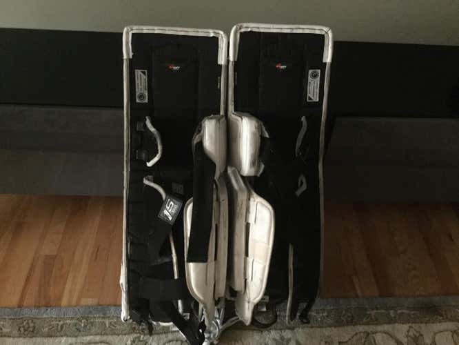 Used Senior 35" Bauer Supreme 1S Goalie Leg Pads