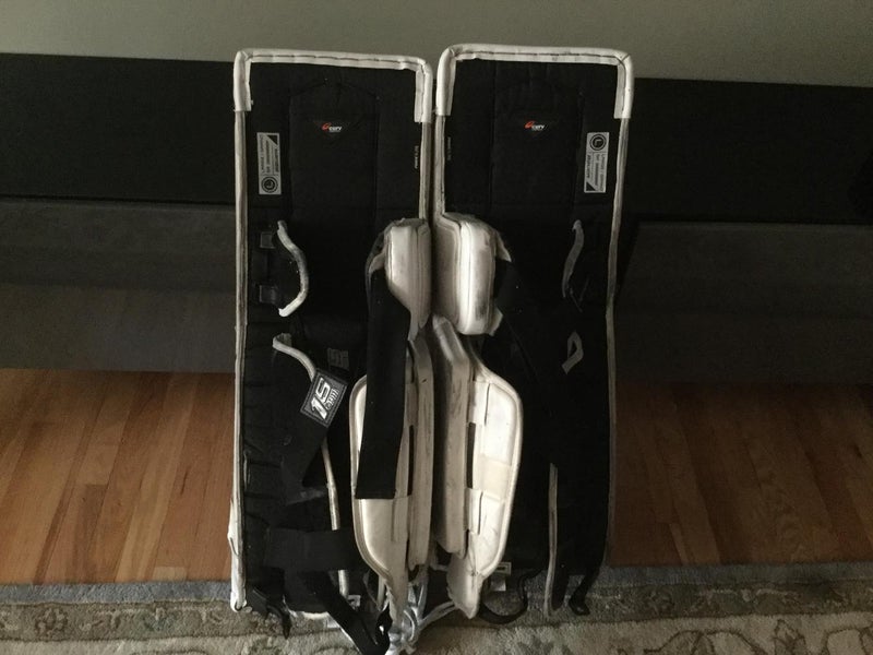 Used Senior 35" Bauer Supreme 1S Goalie Leg Pads