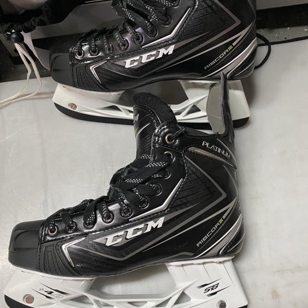 Used CCM RibCor Platinum Regular Width Size 7.5 Hockey Skates
