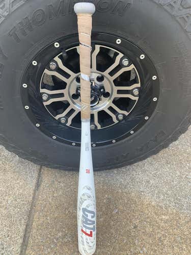 Used BBCOR Certified Marucci CAT7 Bat (-3) 28 oz 31"