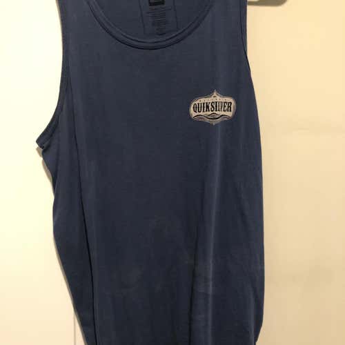 Blue Men's Medium Quicksliver Tank Top