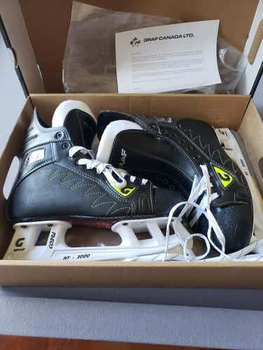 New Graf Supra 735 IX Hockey Skates Regular Width Size 10