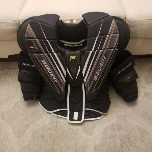 Senior Used Large Bauer Supreme 1S Goalie Chest Protector Pro Stock