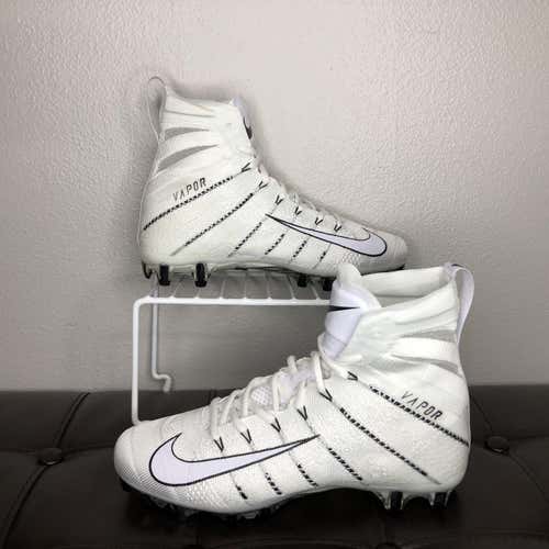 NEW nike vapor untouchable 3 elite football cleats white Black size 8