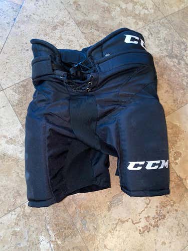 Black Used XL CCM hp31 Pro Stock Hockey Pants
