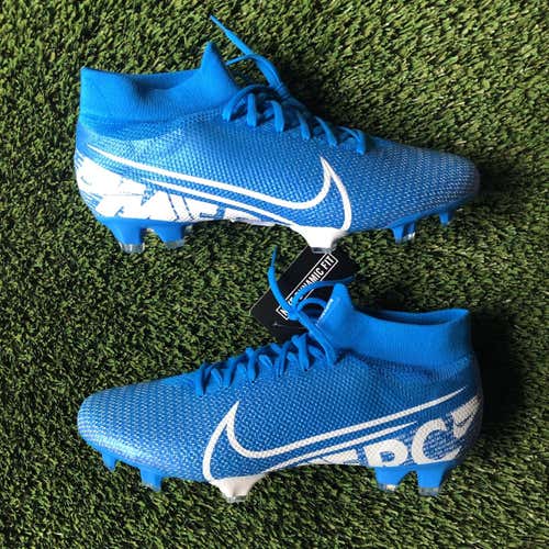 Blue Men's Molded Cleats Nike Mercurial Superfly 7 Pro Cleats