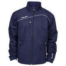 NAVY New Youth XS Bauer Jacket Bauer Lightweight Youth Warm Up Jacket