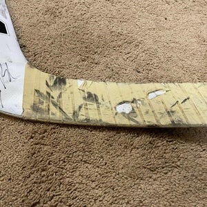 JOHN GIBSON 15'16 Signed Anaheim Ducks Game Used Goalie Hockey Stick NHL COA