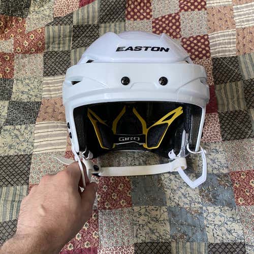 White Used Large CCM E600  Helmet