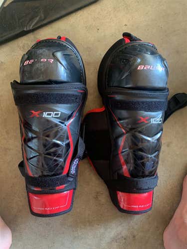Used Bauer X100  Shin Pads