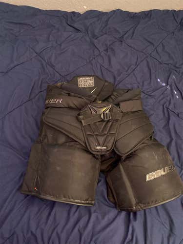 Black Used Medium Bauer 1S  Hockey Goalie Pants