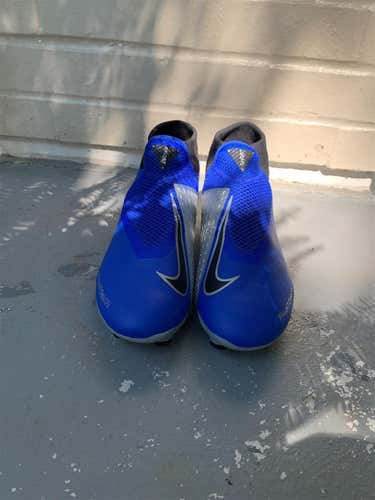 Blue Men's Molded Cleats Nike React Phantom Vision Pro DF TF Cleats